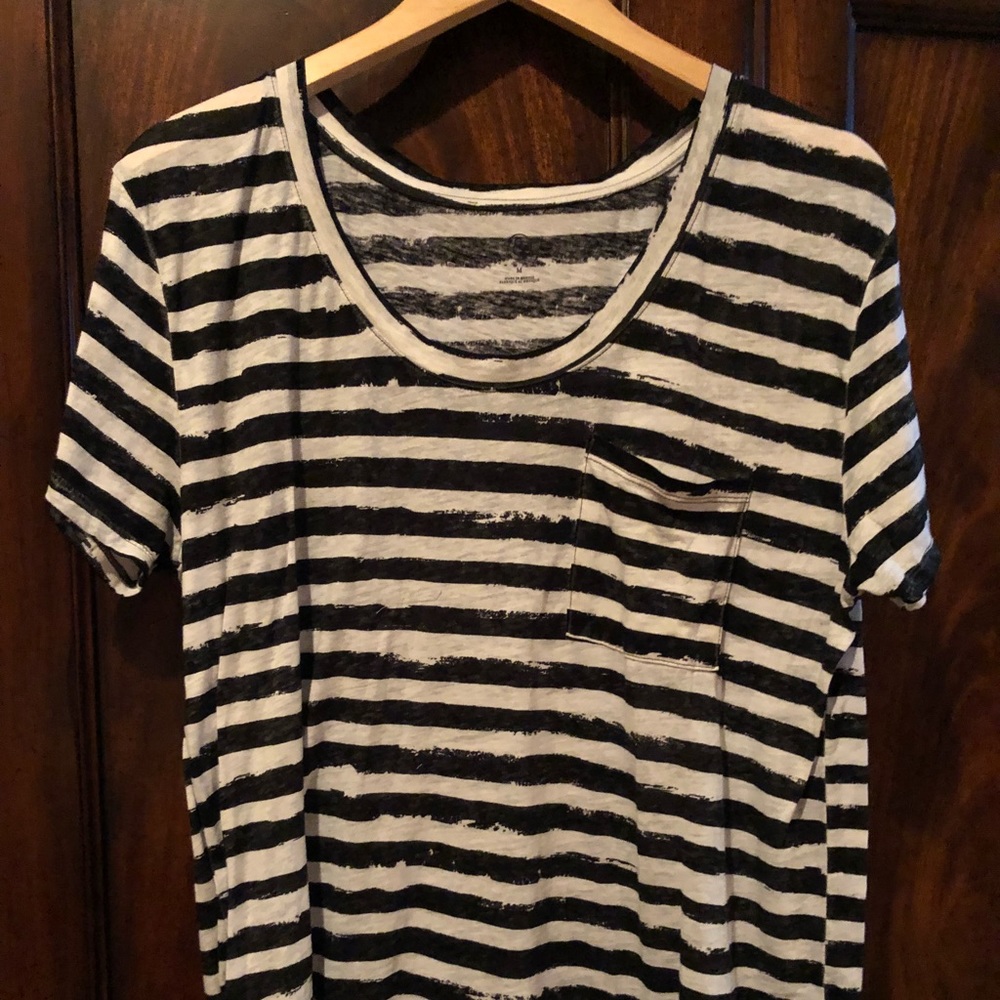 From Nordstrom-T&B short sleeve striped top